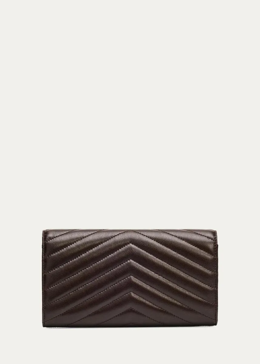 Saint Laurent Cassandre Matelassé Leather Wallet | Thumbnail 3 Saint Laurent Cassandre Matelassé Leather Wallet | Thumbnail 3