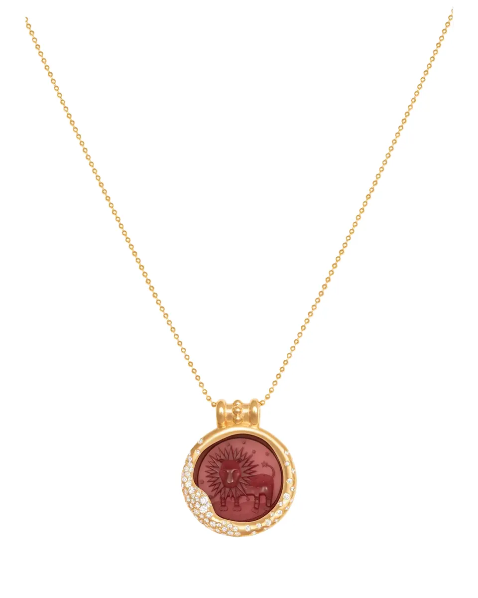 L’Atelier Nawbar 18K Yellow Gold, 0.024 TCW Diamond, Amethyst Necklace | Thumbnail 2 L’Atelier Nawbar 18K Yellow Gold, 0.024 TCW Diamond, Amethyst Necklace | Thumbnail 2