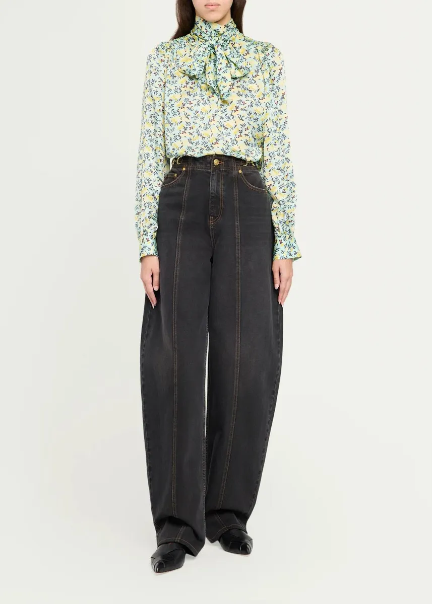 Ulla Johnson The Ornament Silk Blouse | Thumbnail 2