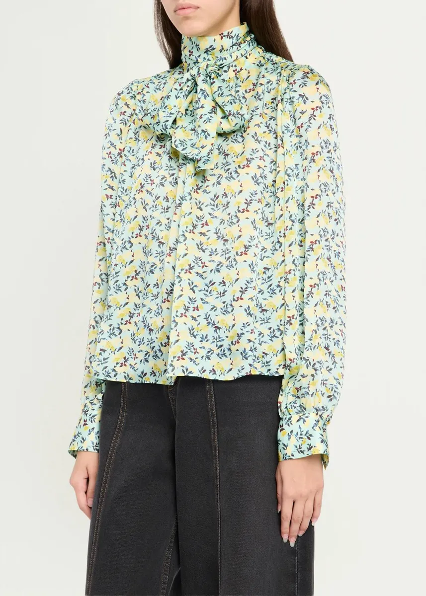 Ulla Johnson The Ornament Silk Blouse | Thumbnail 4