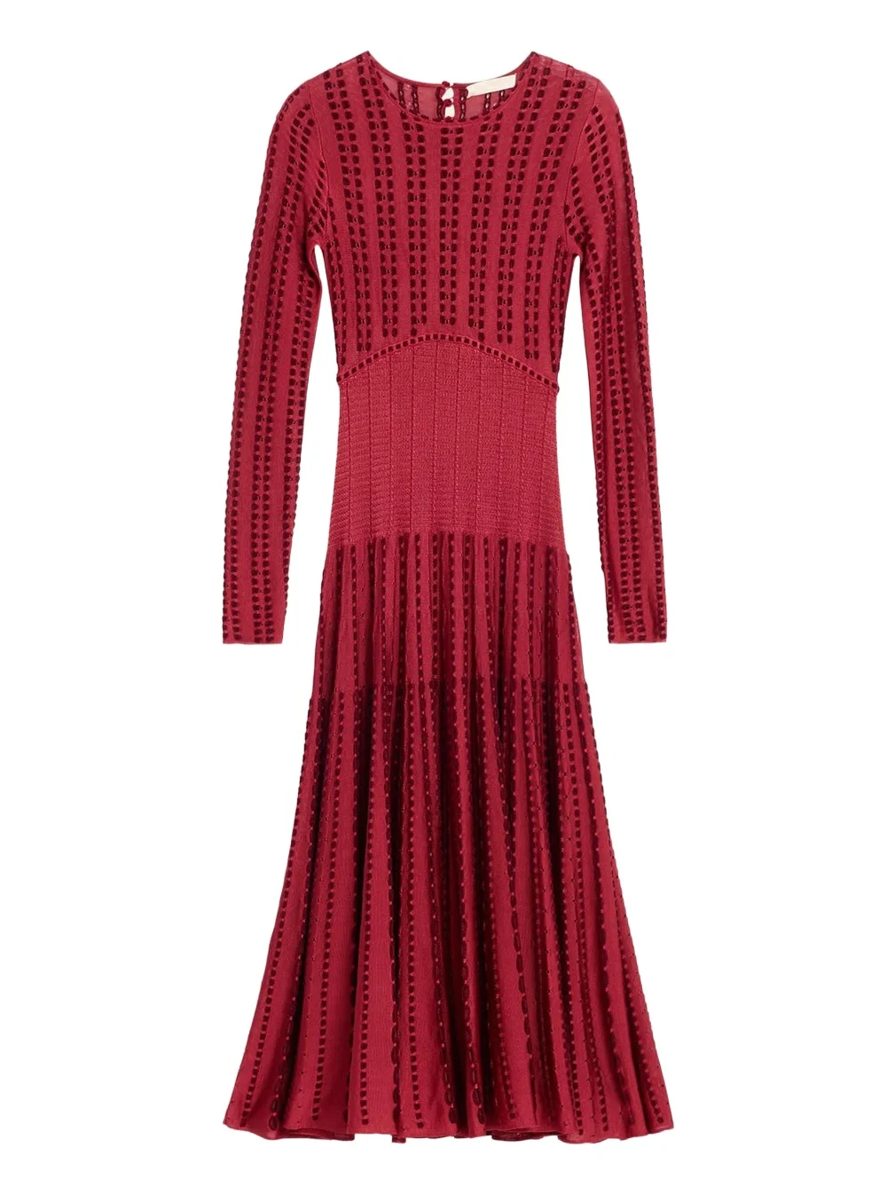 Maribel Pointelle Knit Midi Dress Maribel Pointelle Knit Midi Dress