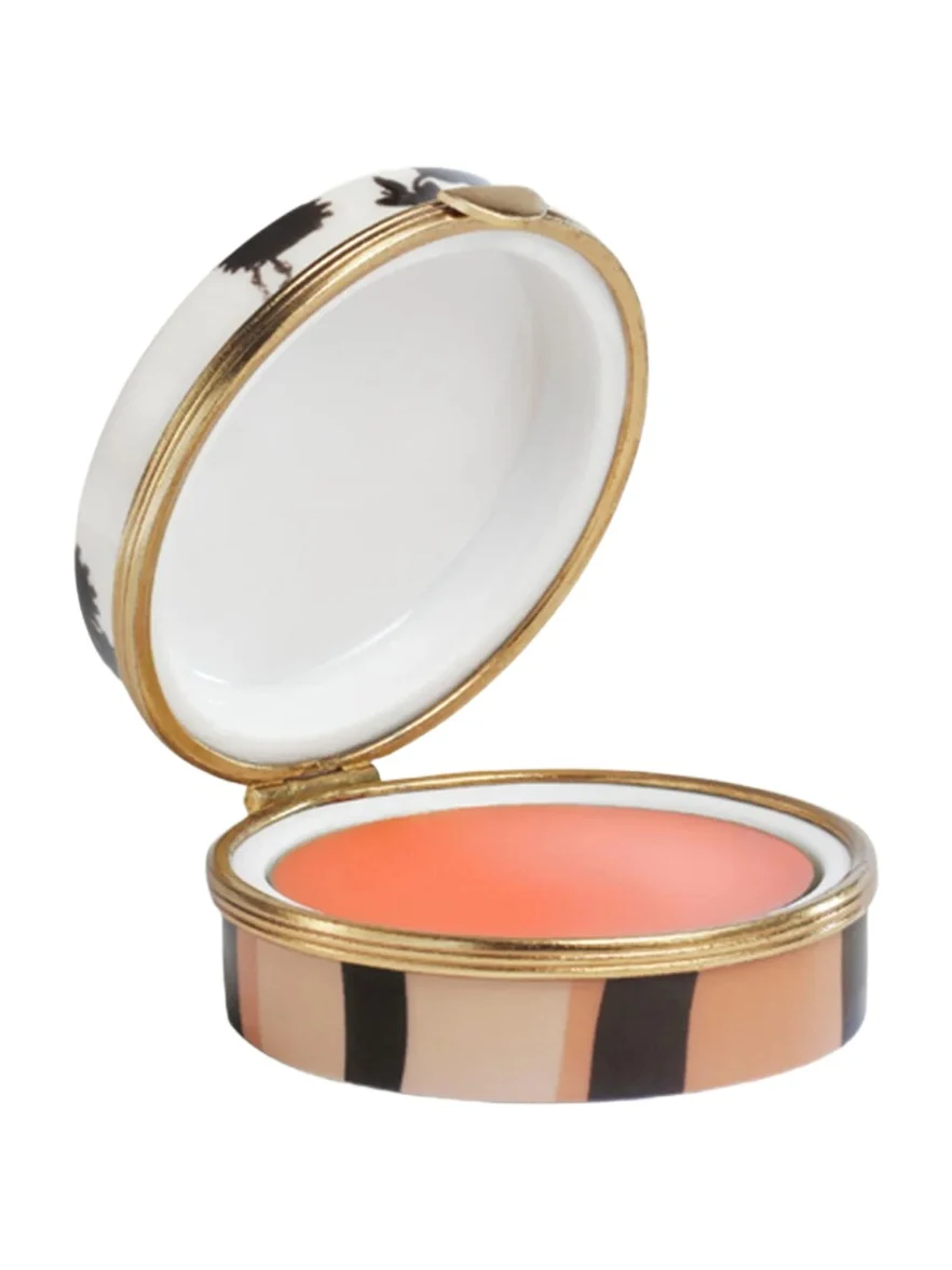 Lip Care Porcelain Pill Box