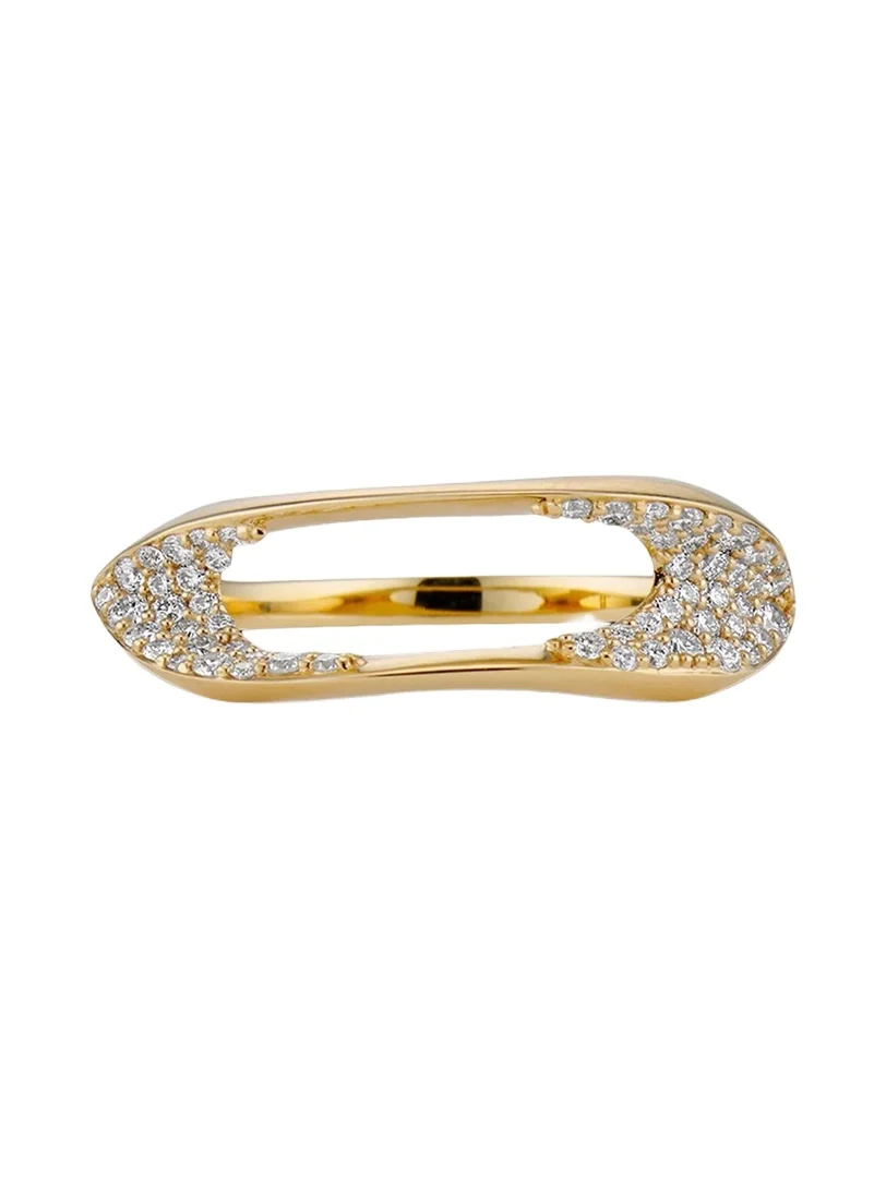18K Yellow Gold & 0.33 TCW Diamond Ring
