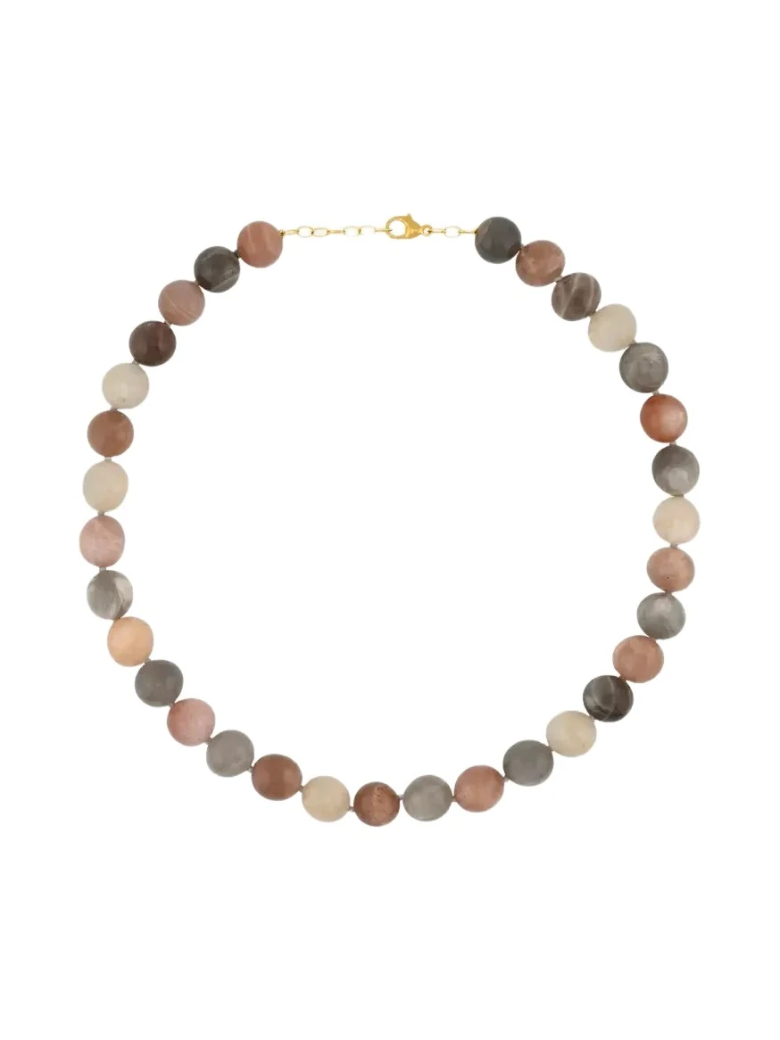 14K Yellow Gold Beaded Necklace 14K Yellow Gold Beaded Necklace