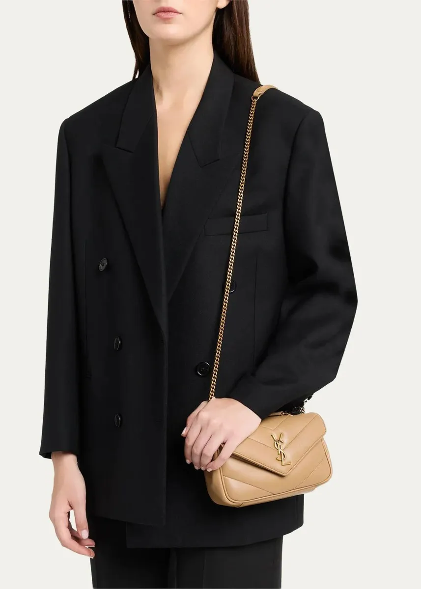 Saint Laurent Quilted Leather Shoulder Bag | Thumbnail 2
