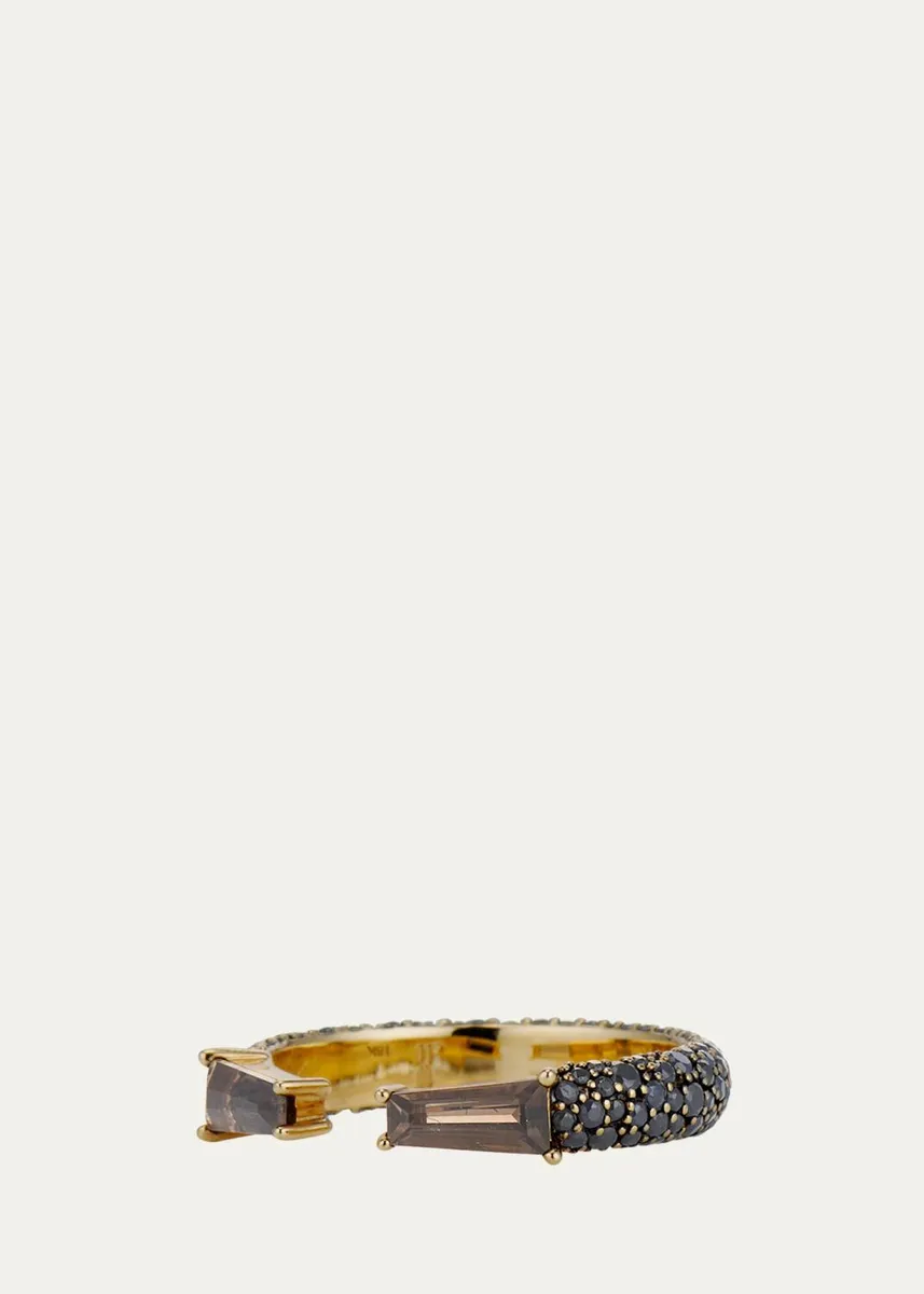 JV Insardi Compass Pave Sapphire Ring | Thumbnail 2