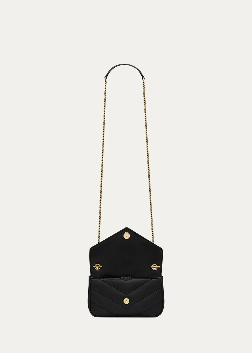 Saint Laurent Loulou Mini YSL Quilted Crossbody Bag | Thumbnail 4