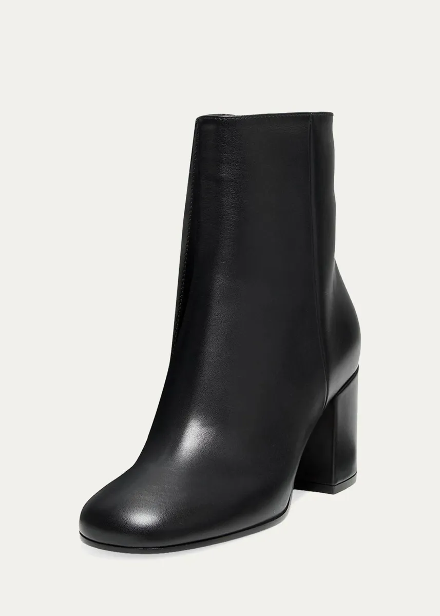 Gianvito Rossi 70mm Joelle Leather Booties | Thumbnail 2