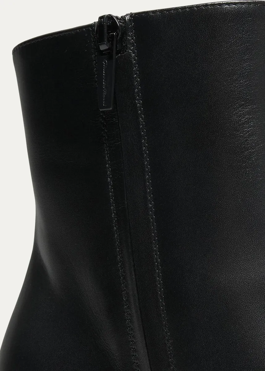 Gianvito Rossi 70mm Joelle Leather Booties | Thumbnail 3
