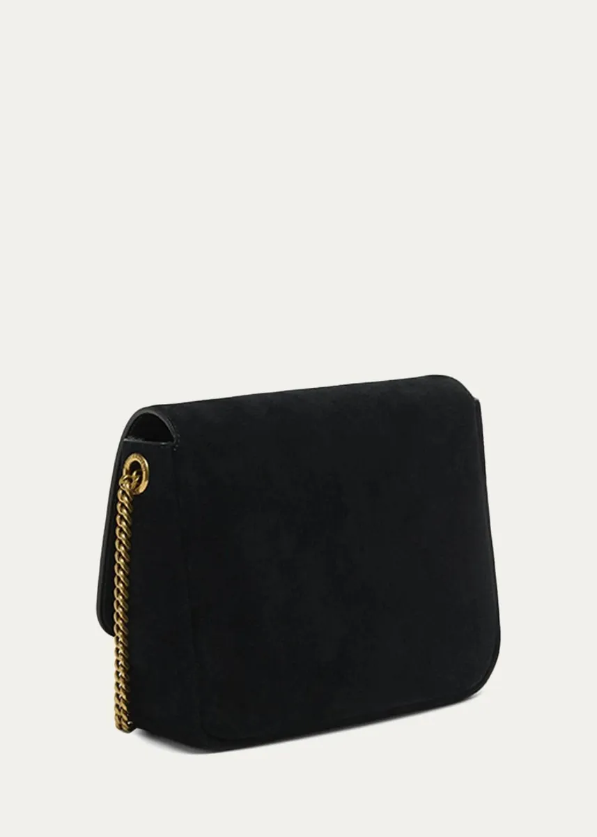 Saint Laurent Kate YSL Flap Shoulder Bag in Suede | Thumbnail 3 Saint Laurent Kate YSL Flap Shoulder Bag in Suede | Thumbnail 3