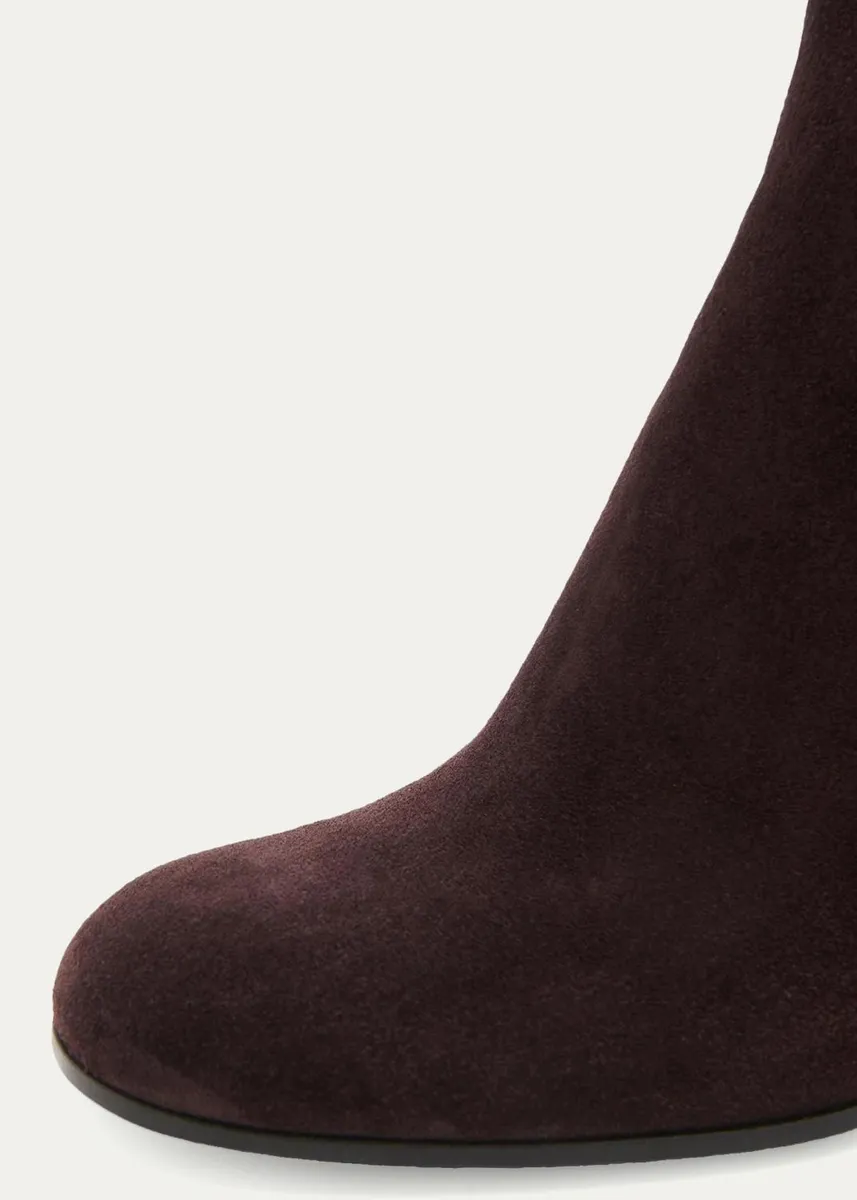 Gianvito Rossi Joelle 70MM Suede Ankle Boots | Thumbnail 3 Gianvito Rossi Joelle 70MM Suede Ankle Boots | Thumbnail 3