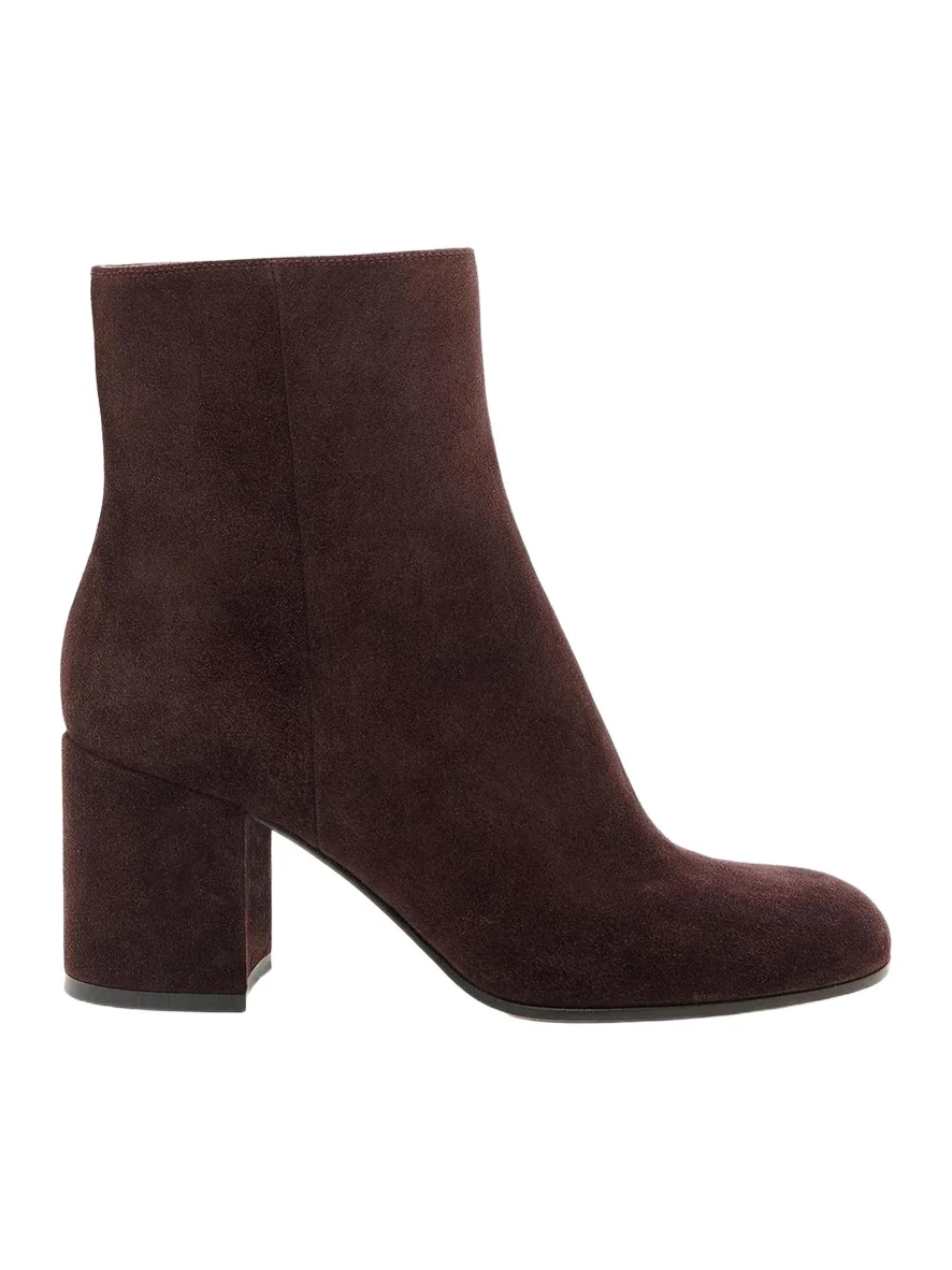 Gianvito Rossi Joelle 70MM Suede Ankle Boots