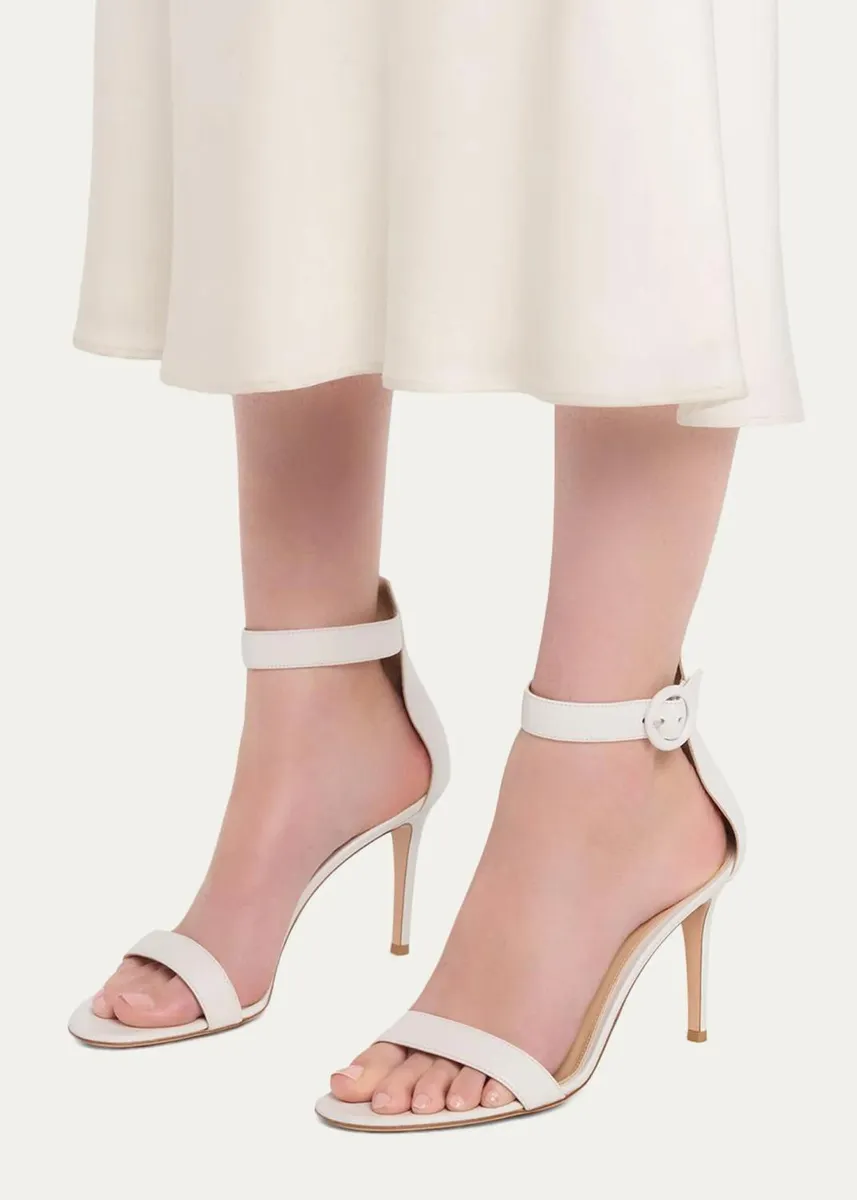Gianvito Rossi 85mm Portofino Nappa Leather Ankle-Strap Sandals | Thumbnail 2 Gianvito Rossi 85mm Portofino Nappa Leather Ankle-Strap Sandals | Thumbnail 2
