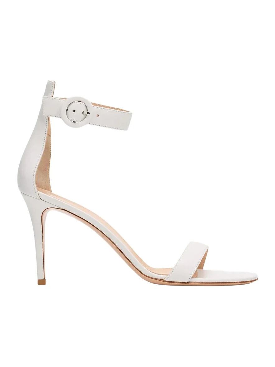 85mm Portofino Nappa Leather Ankle-Strap Sandals 85mm Portofino Nappa Leather Ankle-Strap Sandals