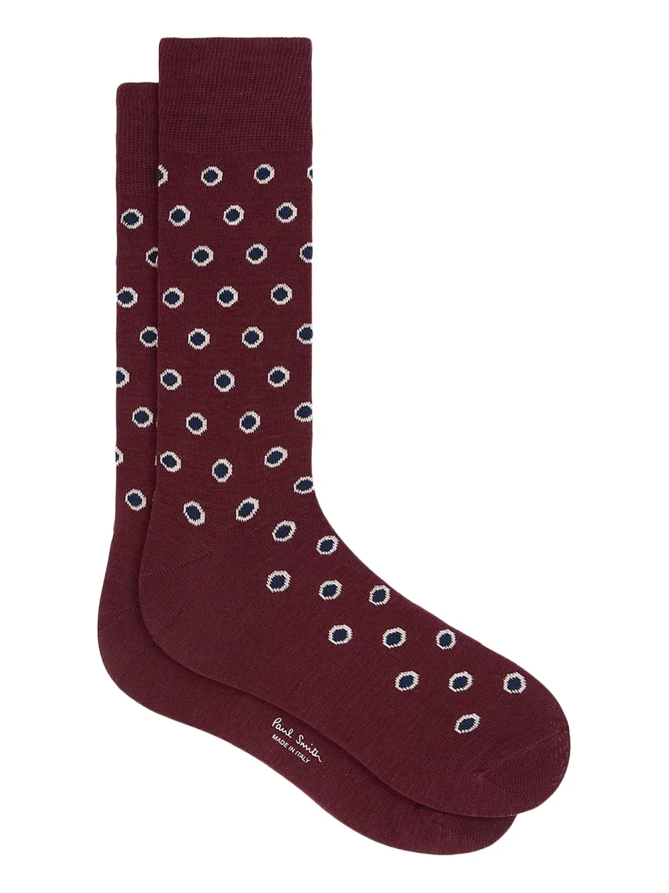 Paul Smith Men's Polka Dot Crew Socks