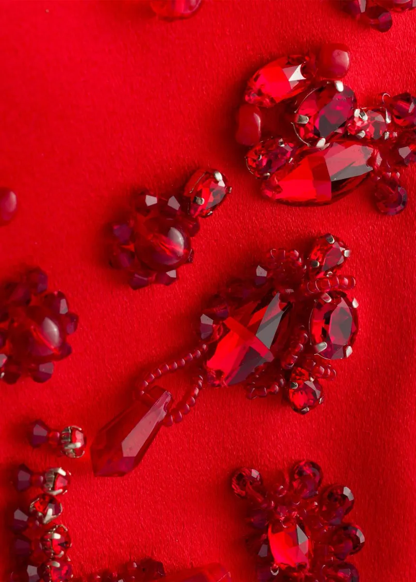Prada Embellished Satin Stole | Thumbnail 3 Prada Embellished Satin Stole | Thumbnail 3