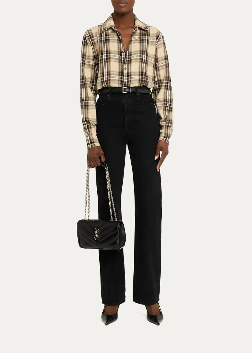 Saint Laurent Lou Lou YSL Quilted Leather Crossbody Bag | Thumbnail 5
