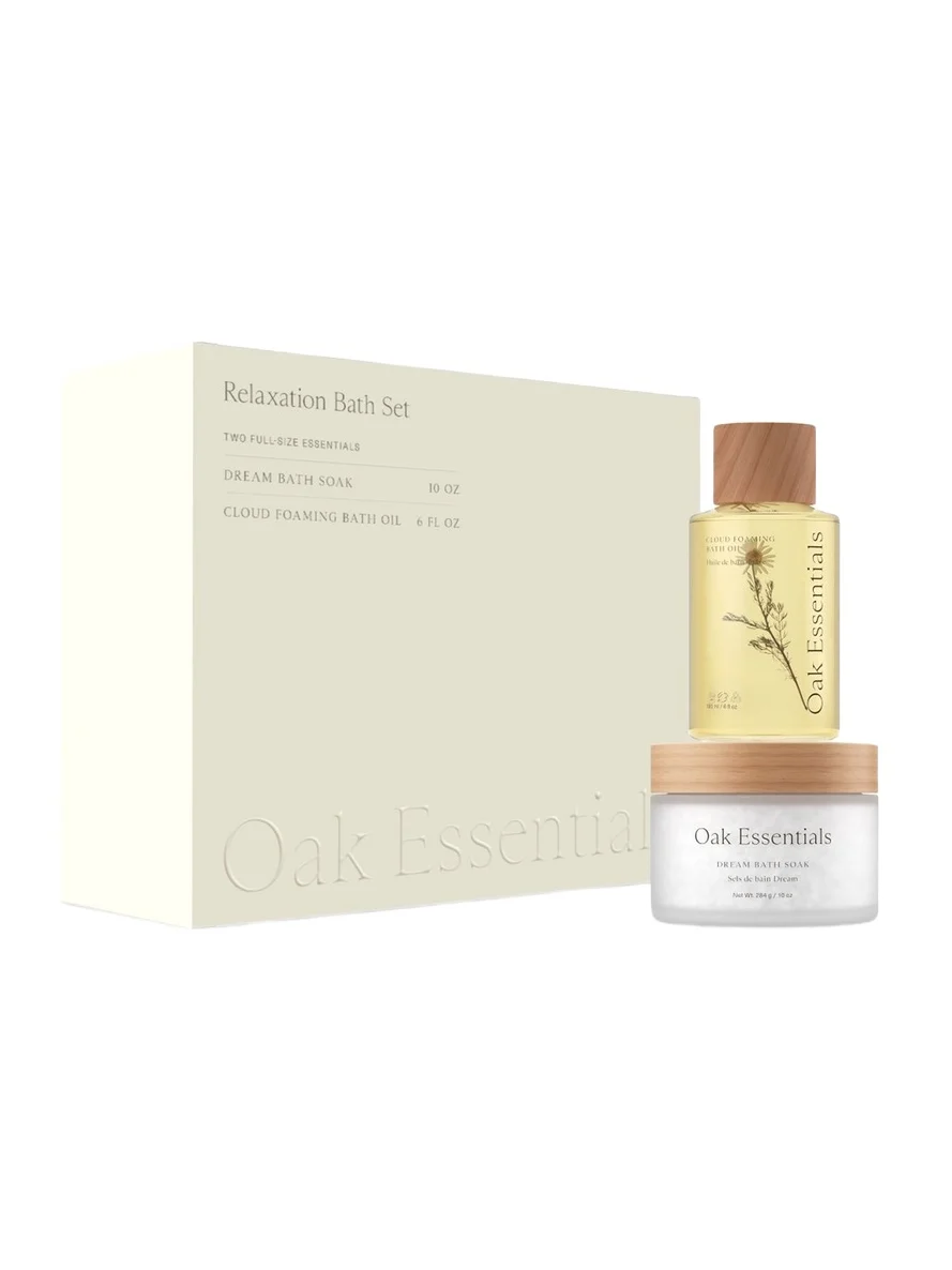Oak Essentials Relaxation Bath Set No Color