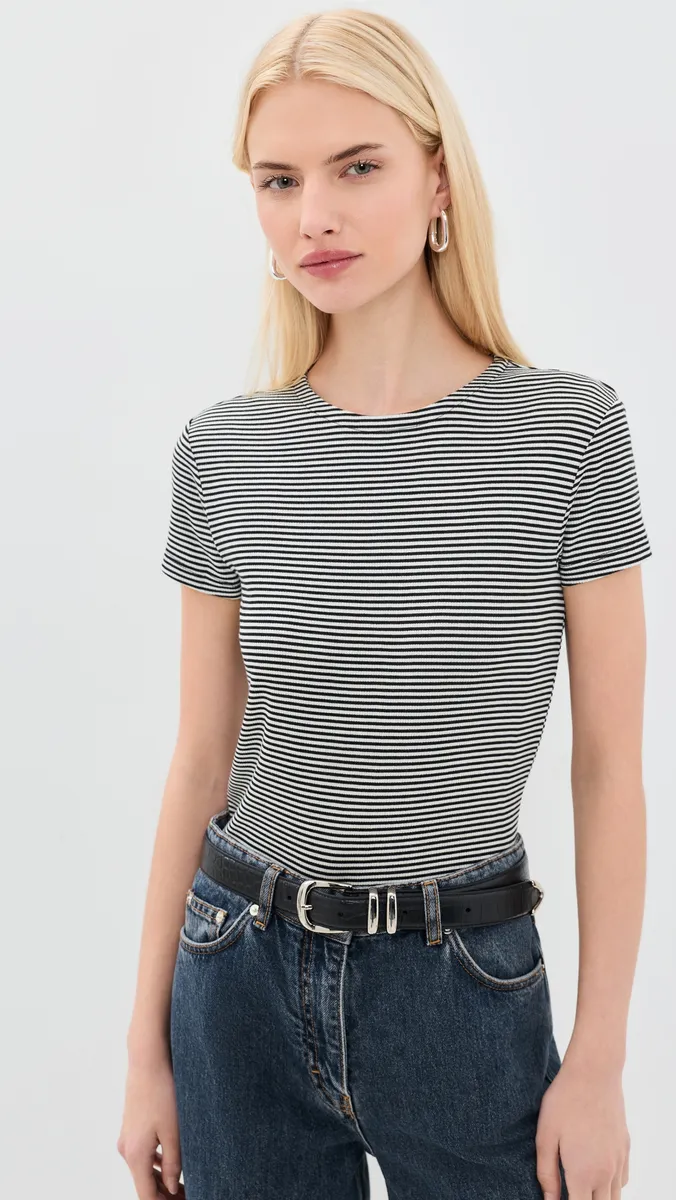 L'Agence Ressi Stripe Tee | Thumbnail 2 L'Agence Ressi Stripe Tee | Thumbnail 2