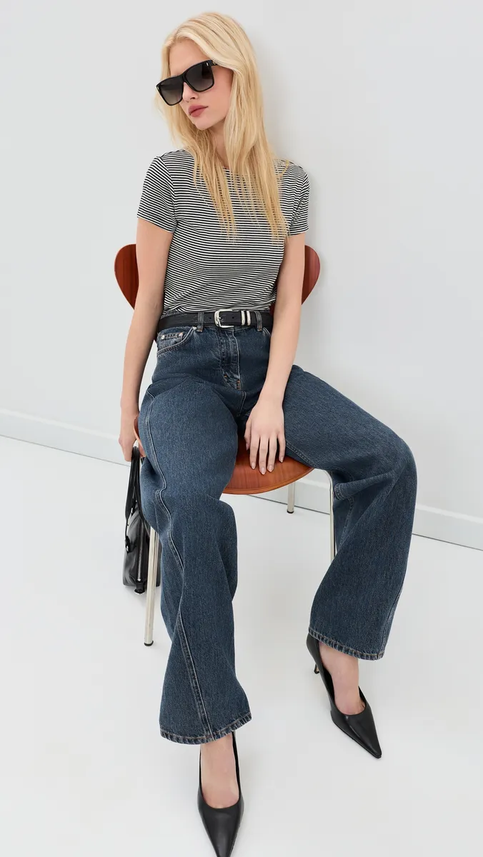 L'Agence Ressi Stripe Tee | Thumbnail 5 L'Agence Ressi Stripe Tee | Thumbnail 5