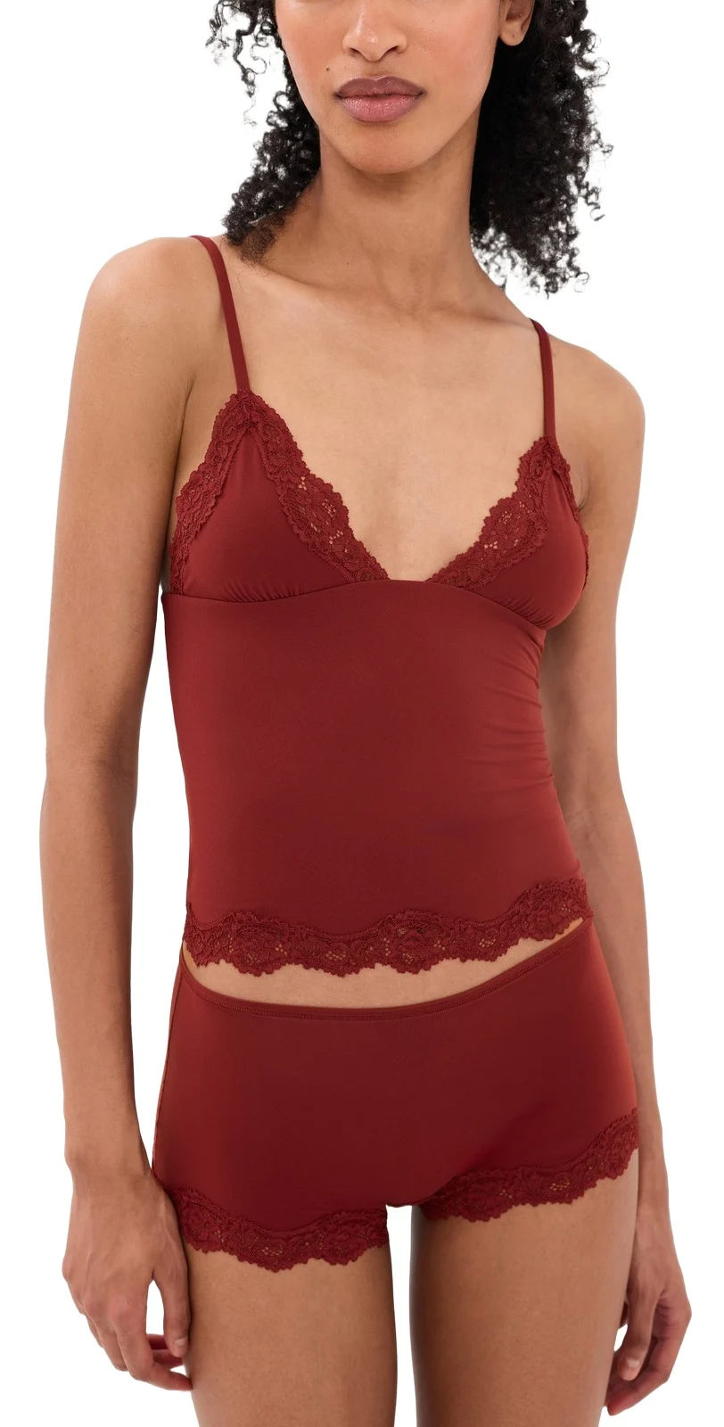 Skims Fits Everybody Lace Cami and Boy Shorts Set
