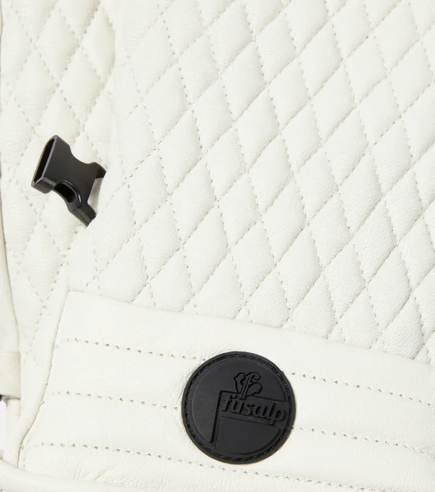 Fusalp Athena quilted leather mittens | Thumbnail 2