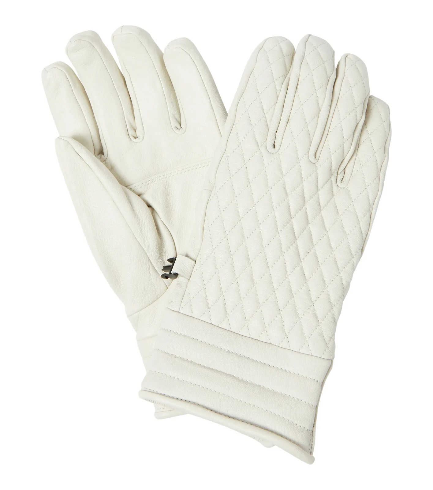 Fusalp Athena quilted leather ski gloves