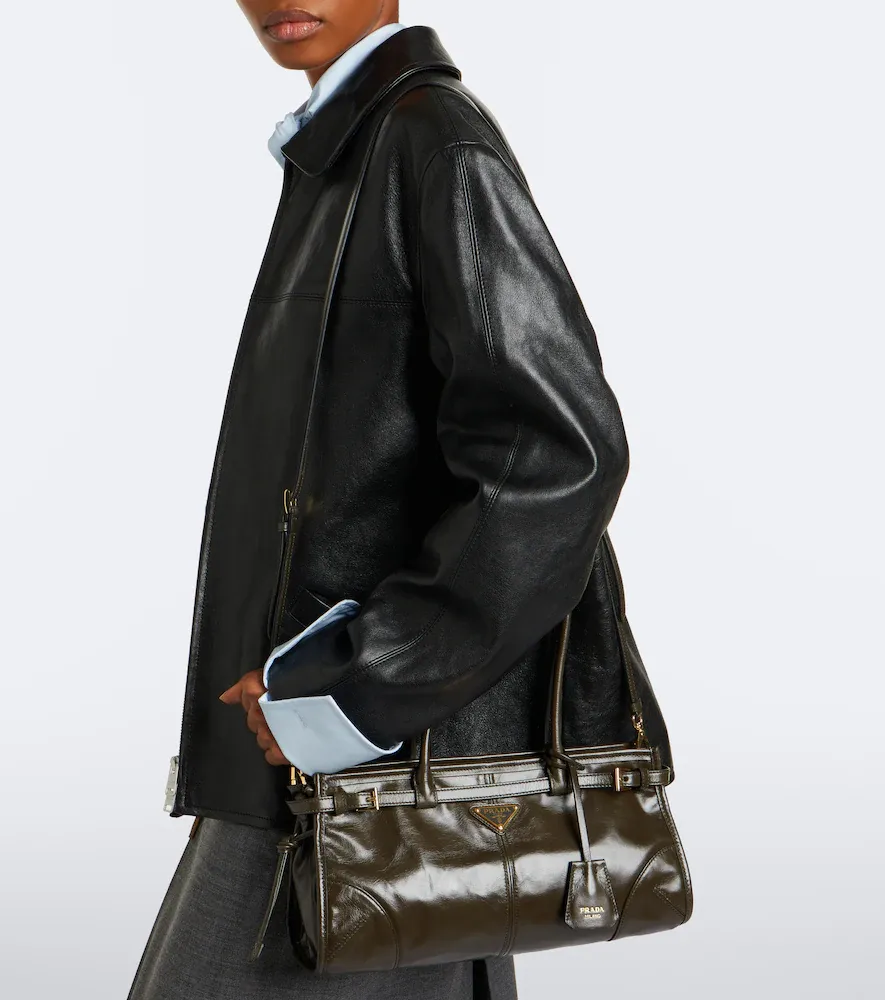 Prada Bonnie Medium leather shoulder bag | Thumbnail 5 Prada Bonnie Medium leather shoulder bag | Thumbnail 5