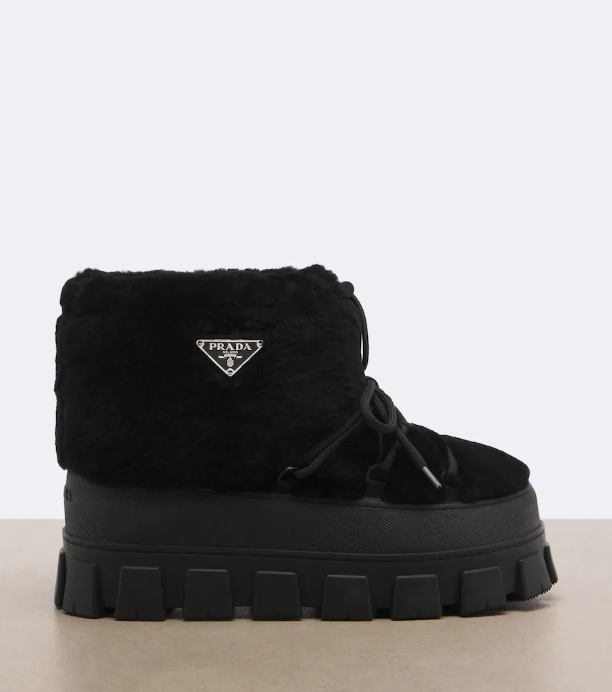 Prada Shearling snow boots | Thumbnail 2 Prada Shearling snow boots | Thumbnail 2