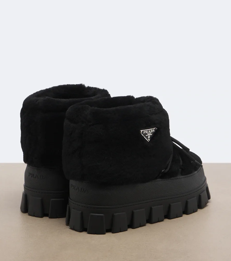 Prada Shearling snow boots | Thumbnail 3 Prada Shearling snow boots | Thumbnail 3