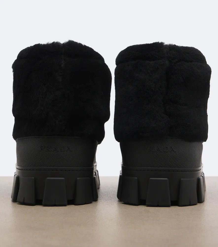 Prada Shearling snow boots | Thumbnail 4 Prada Shearling snow boots | Thumbnail 4