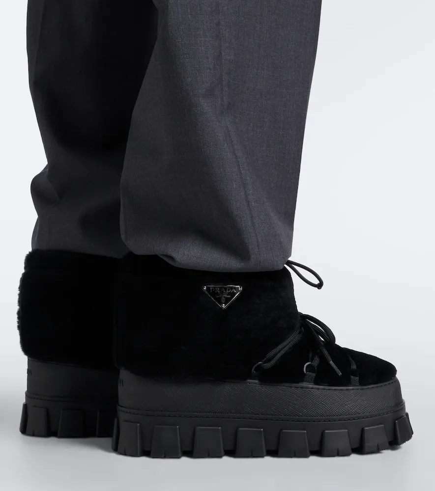 Prada Shearling snow boots | Thumbnail 5 Prada Shearling snow boots | Thumbnail 5