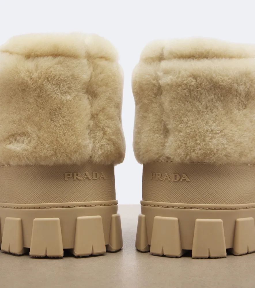 Prada Shearling snow boots | Thumbnail 2 Prada Shearling snow boots | Thumbnail 2