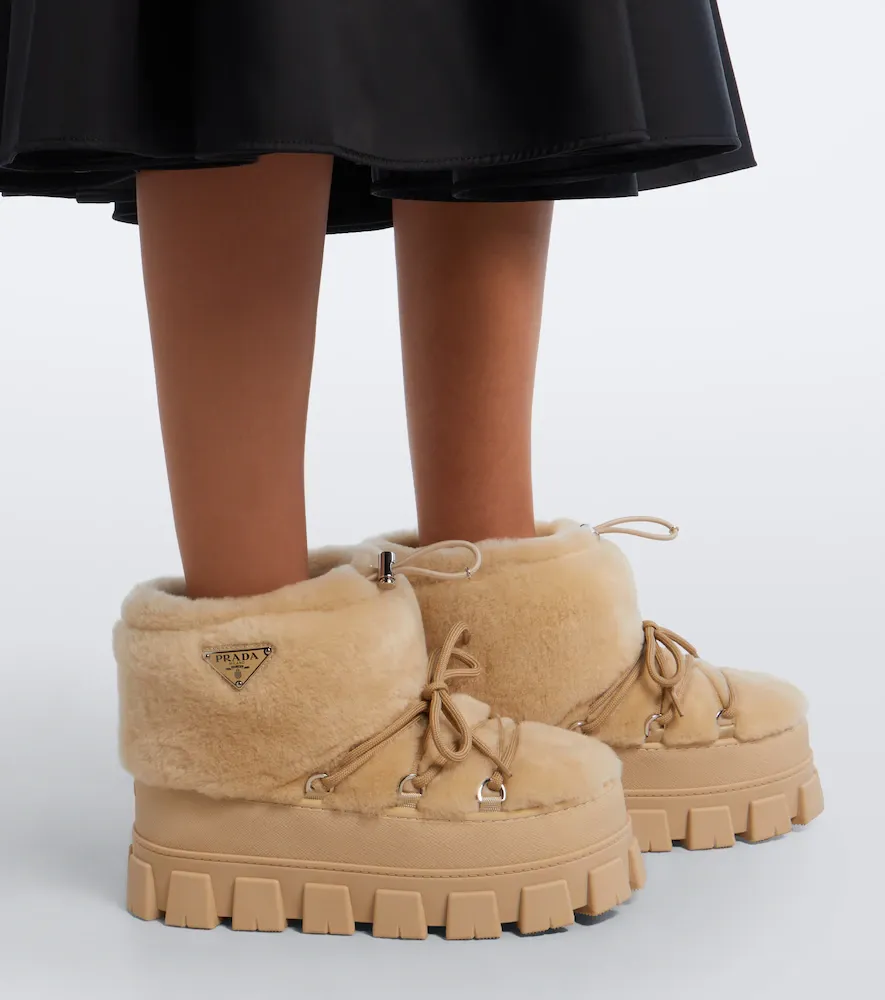 Prada Shearling snow boots | Thumbnail 5 Prada Shearling snow boots | Thumbnail 5