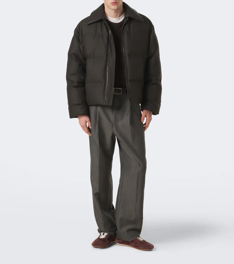 Bottega Veneta Intrecciato cotton-blend down jacket | Thumbnail 3