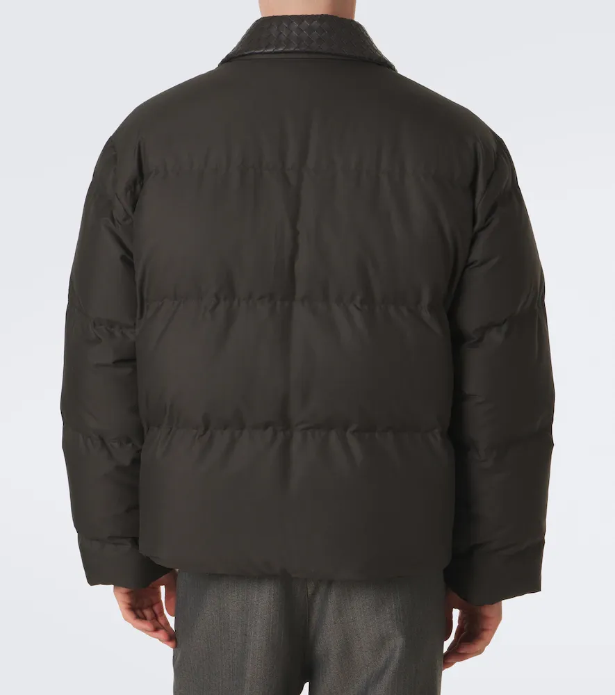 Bottega Veneta Intrecciato cotton-blend down jacket | Thumbnail 6