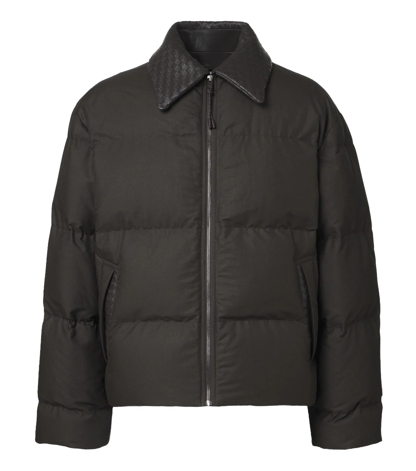 Bottega Veneta Intrecciato cotton-blend down jacket