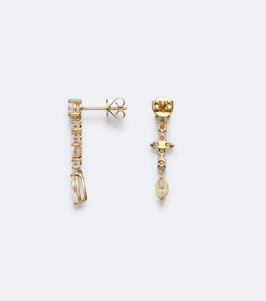 Anita Ko Vivi 18kt gold huggie earrings with diamonds | Thumbnail 4
