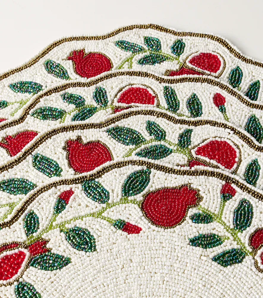 LES OTTOMANS Set of 4 beaded placemats | Thumbnail 3 LES OTTOMANS Set of 4 beaded placemats | Thumbnail 3