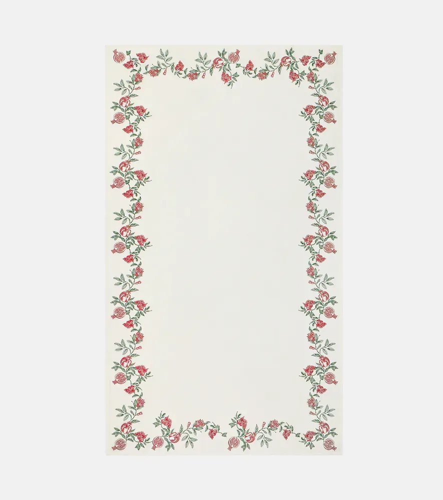 LES OTTOMANS Embroidered linen tablecloth | Thumbnail 4