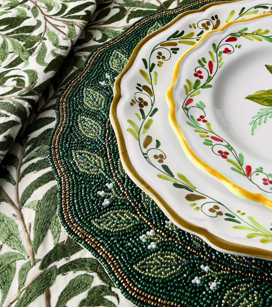 LES OTTOMANS Set of 4 beaded placemats | Thumbnail 4 LES OTTOMANS Set of 4 beaded placemats | Thumbnail 4