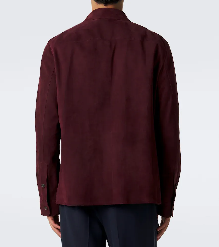 Ralph Lauren Purple Label Suede overshirt | Thumbnail 4 Ralph Lauren Purple Label Suede overshirt | Thumbnail 4