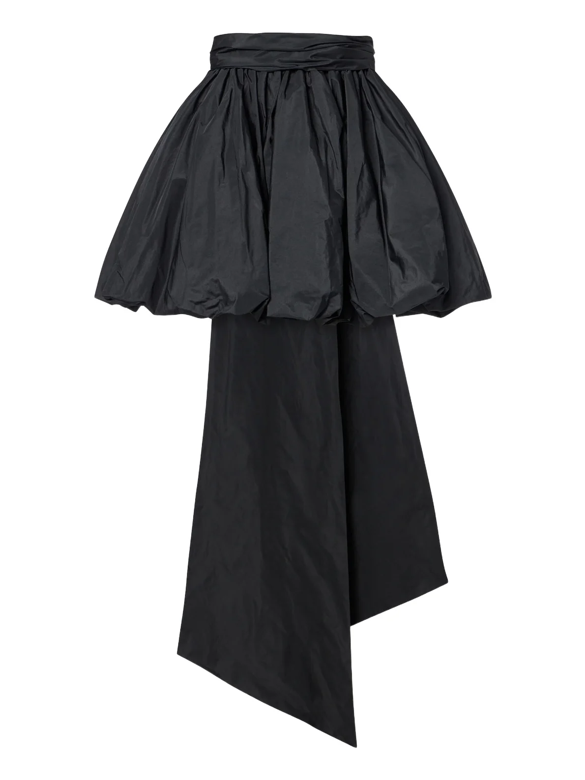 BLUMARINE Bow-detail taffeta miniskirt