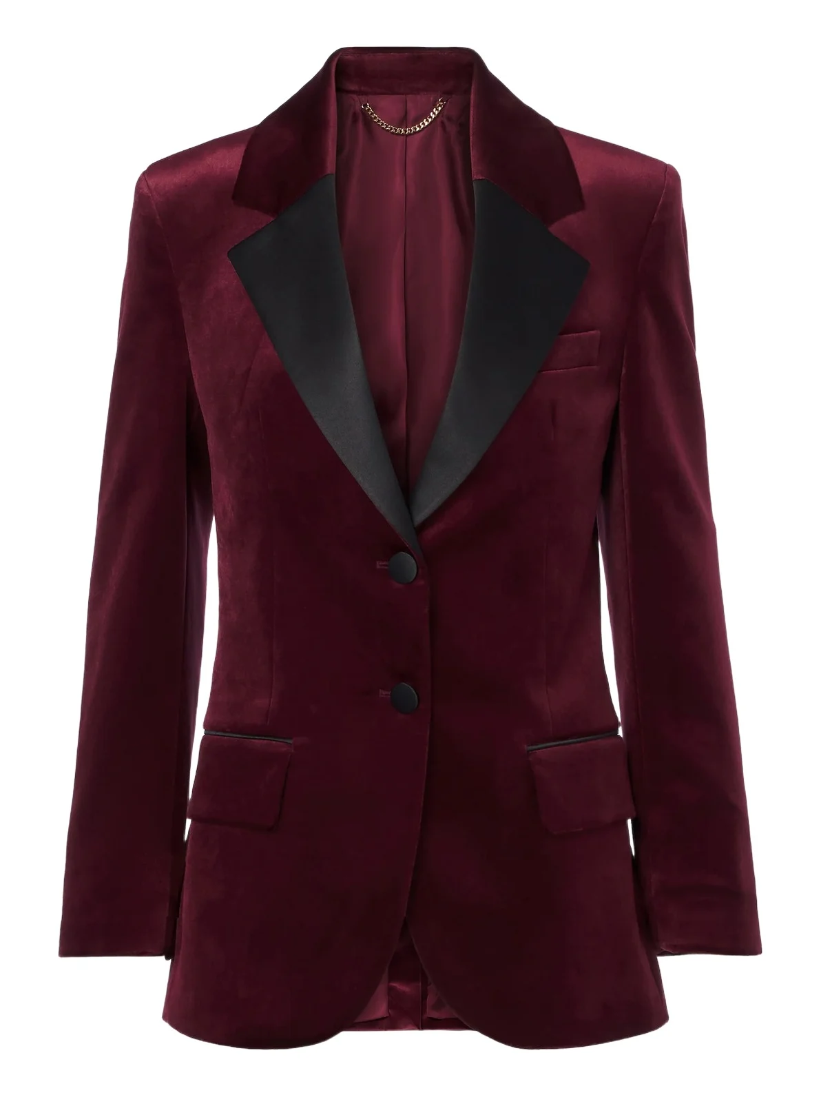 Camilla cotton-blend velvet tuxedo jacket