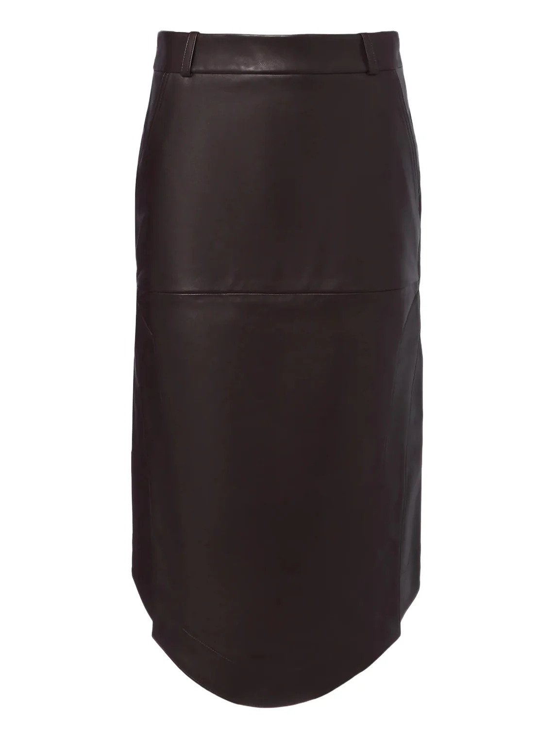 Leather midi skirt Leather midi skirt