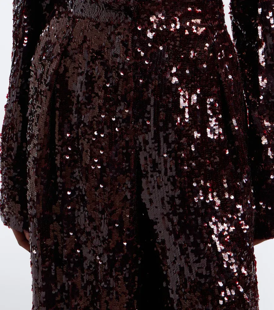 Erdem Sequined wide-leg pants | Thumbnail 2 Erdem Sequined wide-leg pants | Thumbnail 2