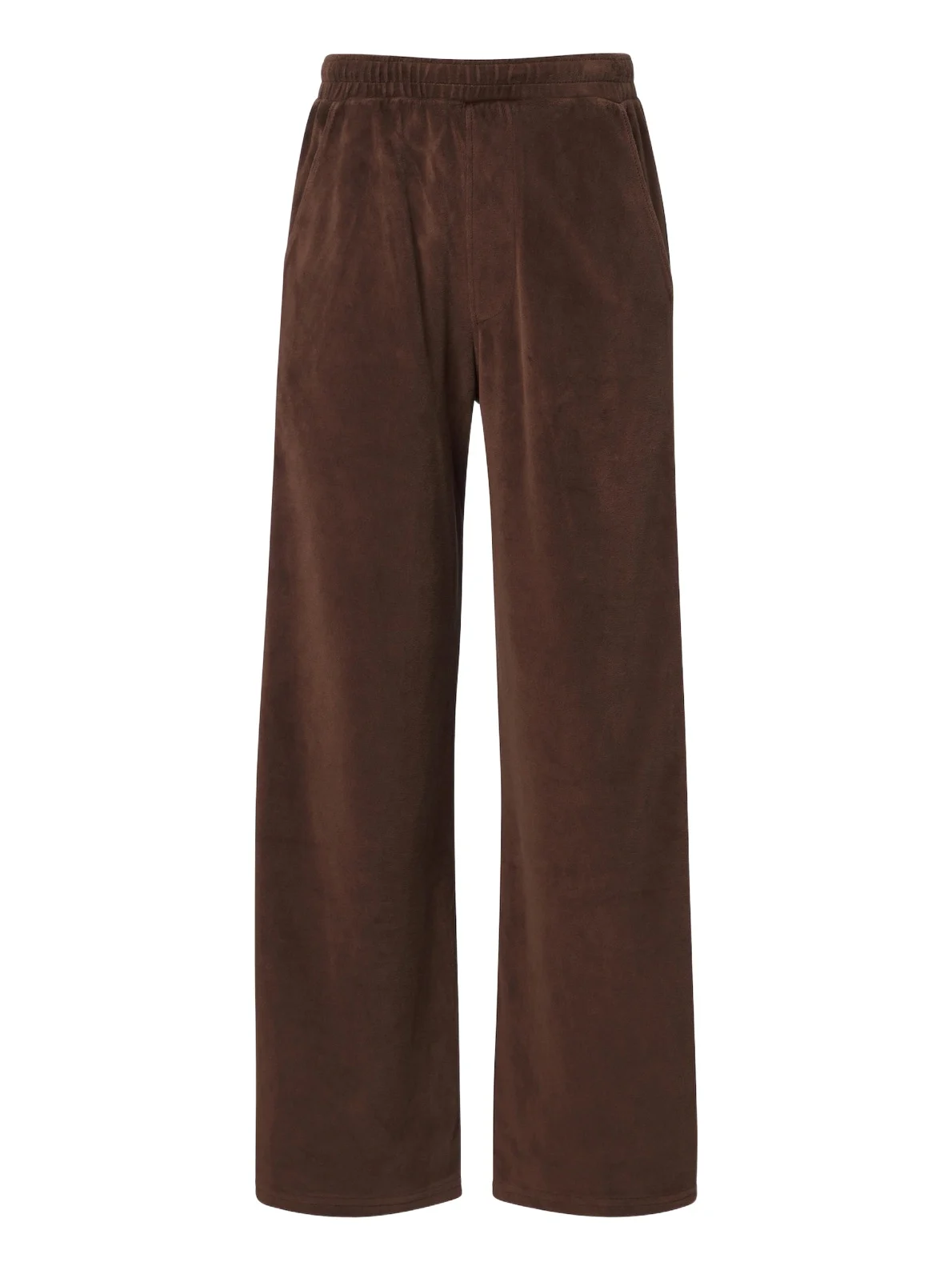 Citizens of Humanity Brynn cotton-blend velour straight pants