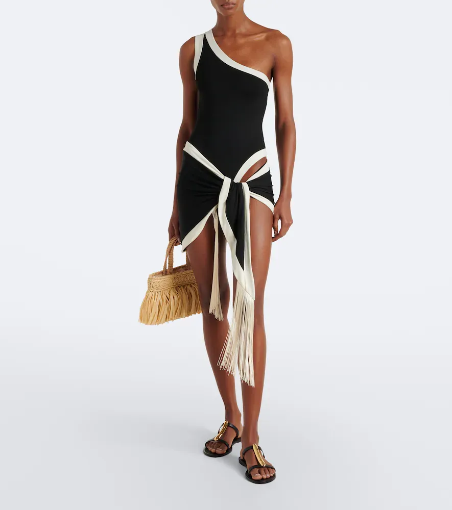 Taller Marmo Yacare Corniche swimsuit and beach cover-up set | Thumbnail 4 Taller Marmo Yacare Corniche swimsuit and beach cover-up set | Thumbnail 4