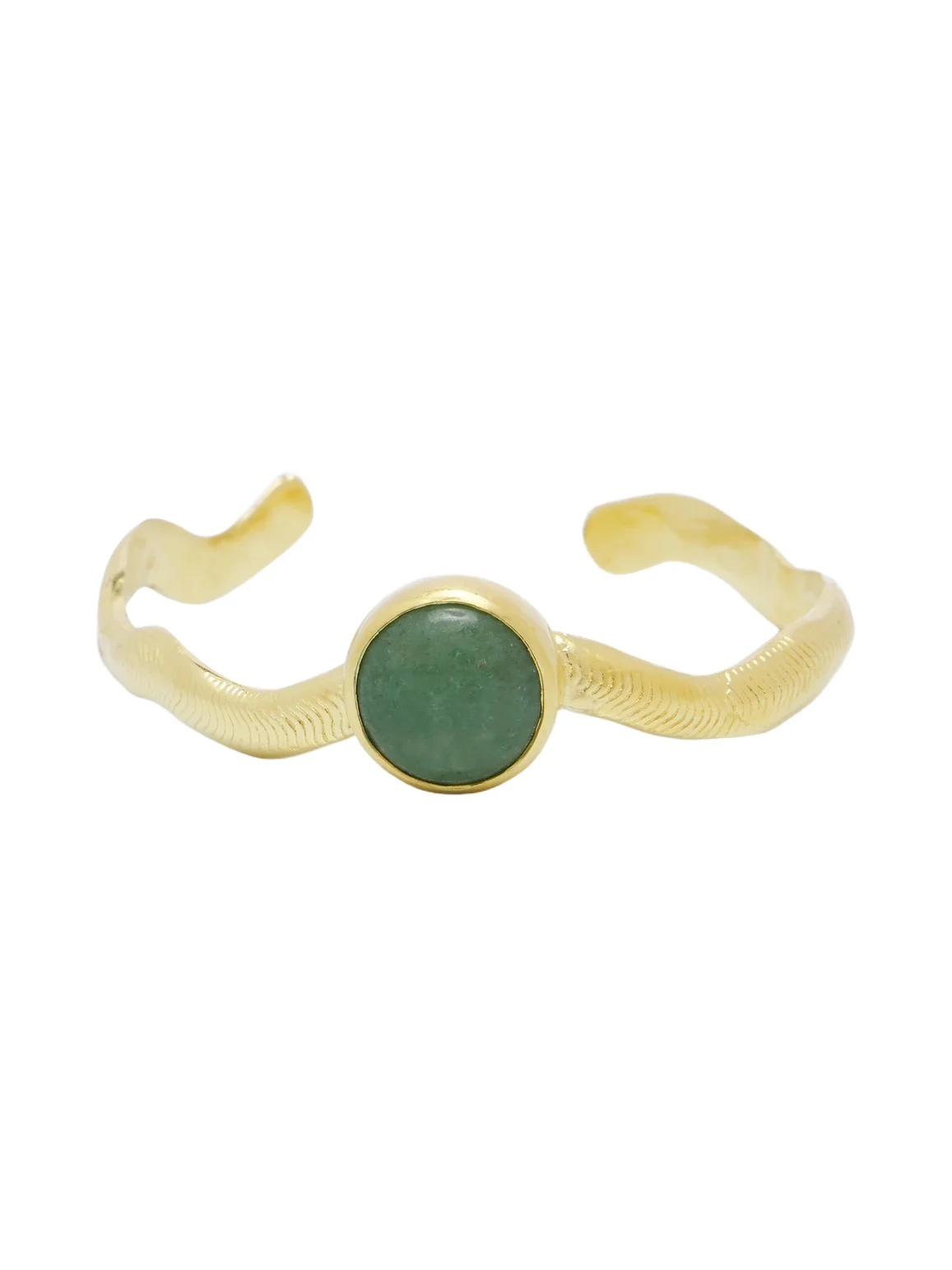 YSSO Ava 24kt gold-plated cuff bracelet