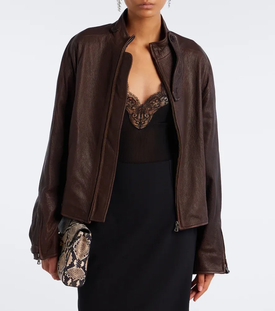 Nour Hammour Vito leather jacket | Thumbnail 2 Nour Hammour Vito leather jacket | Thumbnail 2